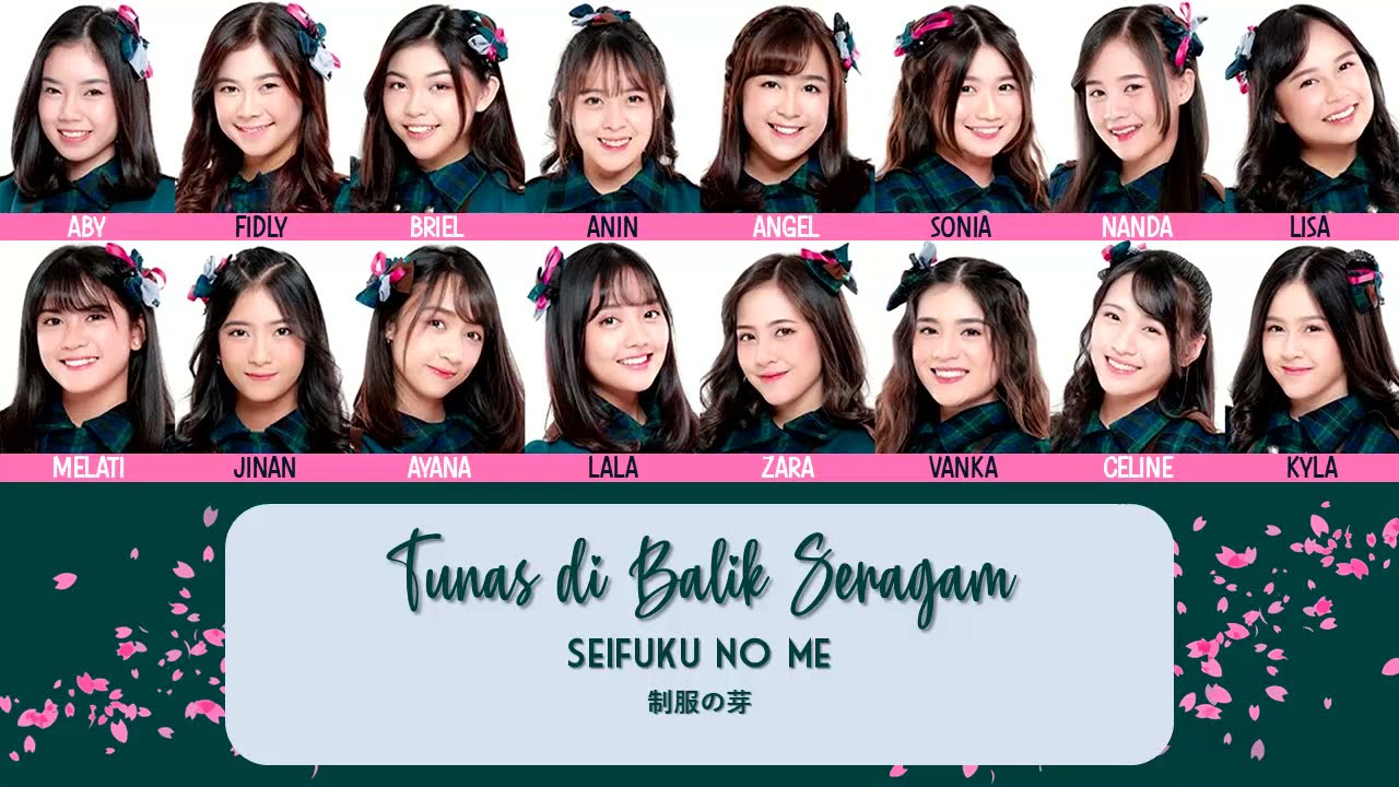 JKT48 - Tunas di Balik Seragam (制服の芽/Seifuku no Me) [Color Coded Lyrics]