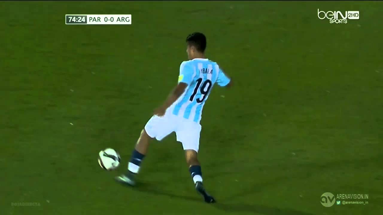 Paulo Dybala vs Paraguay 13 10 2015 Argentina Debut
