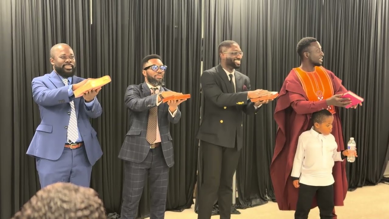 WGSDAC elders sharpening their Bible knowledge in the Sword Drill game at Social Night — 