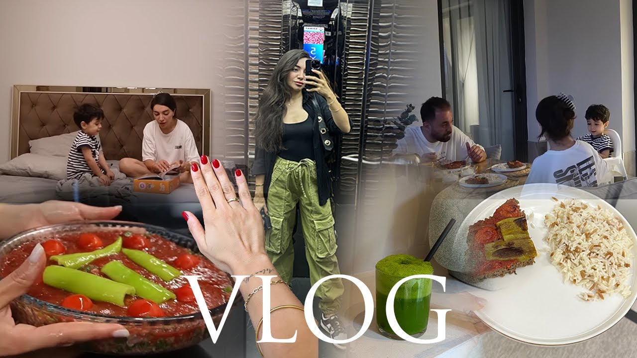 VLOG | GÜNÜN MENÜSÜ 🍽️ | TEPSİ KEBABI TARİFİ | ASLAN SİZİNLE KONUŞUYOR | UYKU RUTİNİ | KALICI OJE
