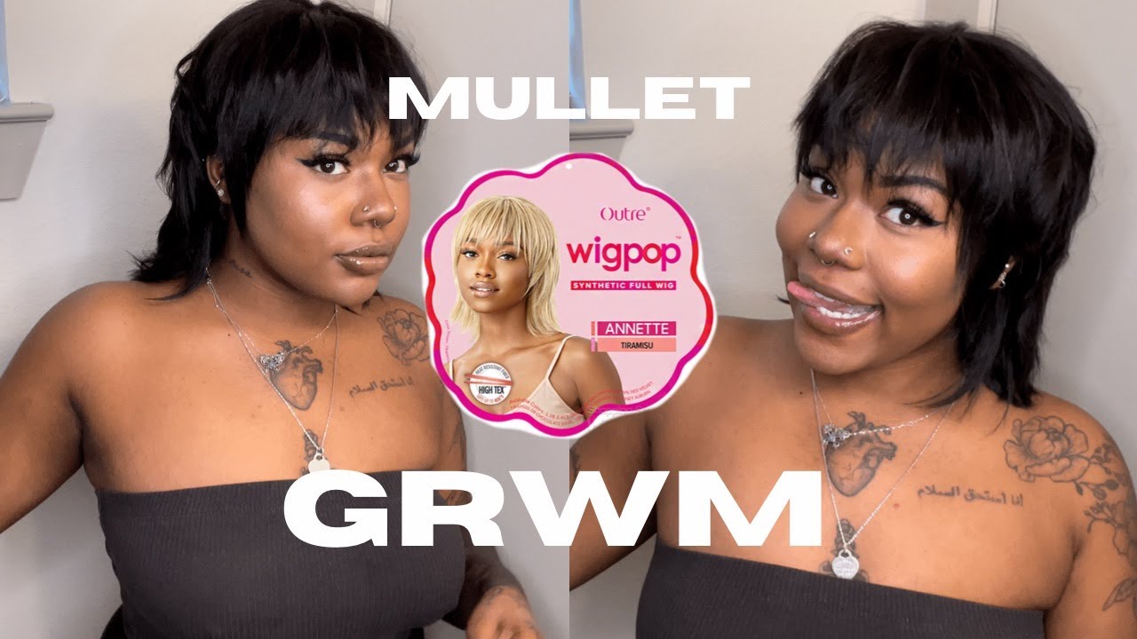 GRWM: WIG UNBOXING, MULLET ACTION, THE INSTALL & OUTFIT INSPO (I ALMOST FAILED)
