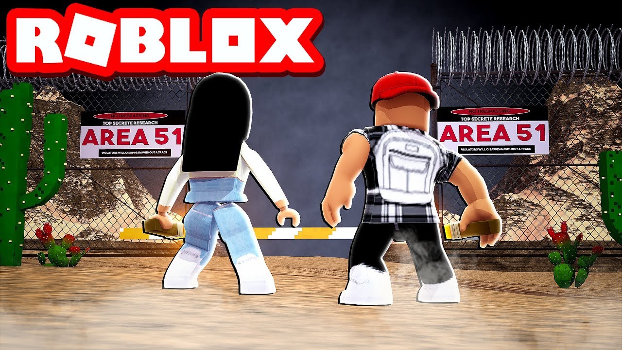 WE RAIDED AREA 51 IN ROBLOX!