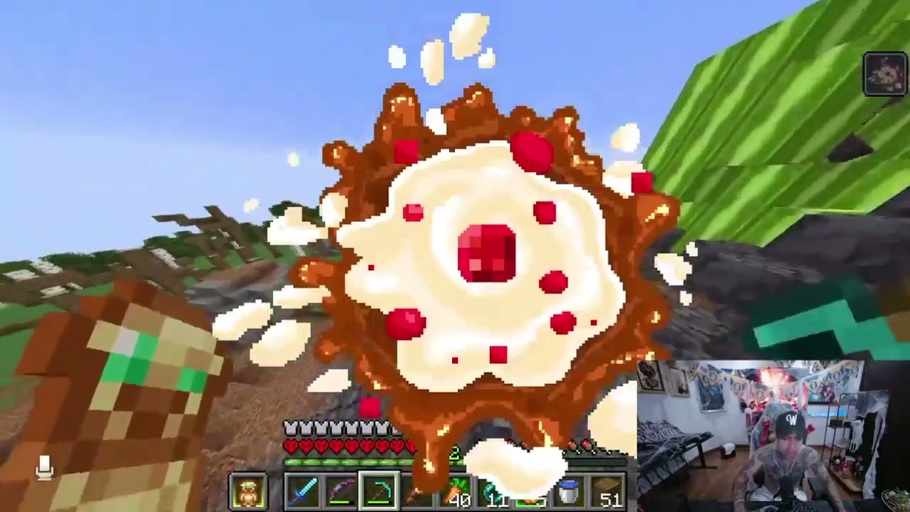 WESTCOL JUGANDO MINECRAFT Y RODEADO DE MUCHAS CHICAS