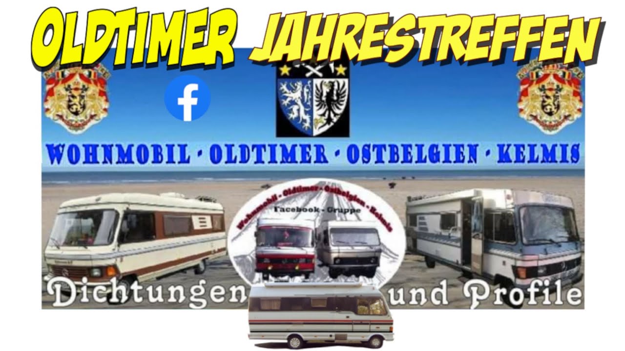 Wohnmobil Oldtimer Treffen in Belgien Kelmis am Dreiländereck