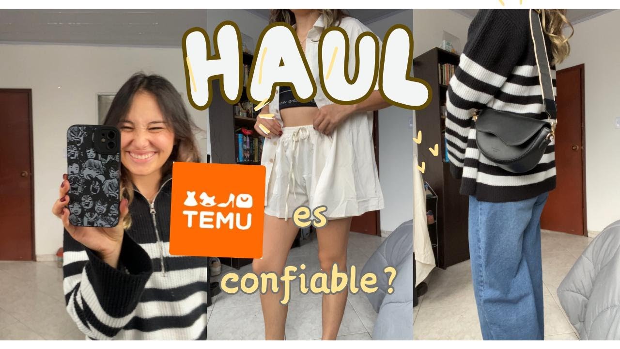 Haul de ropa y cositas varias / TEMU Colombia💖📸🎒
