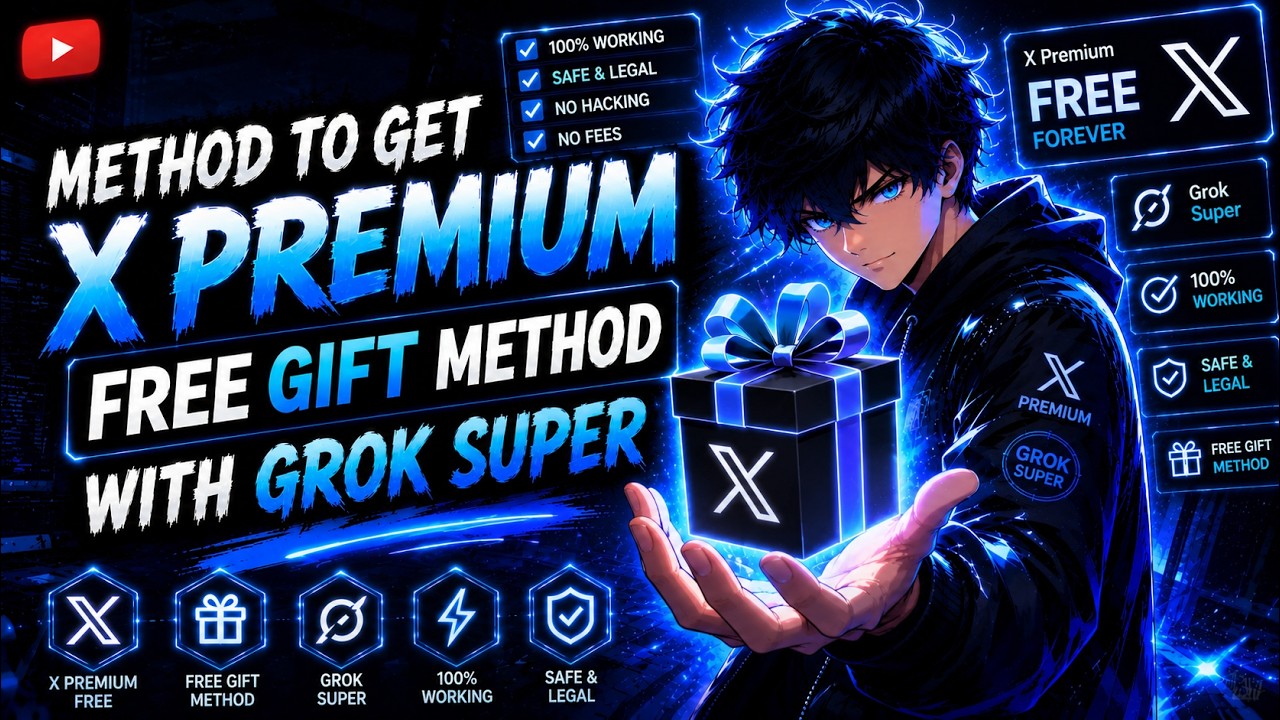 Method to Get X Premium Free Gift Method With Grok Super (Latest Working Guide)