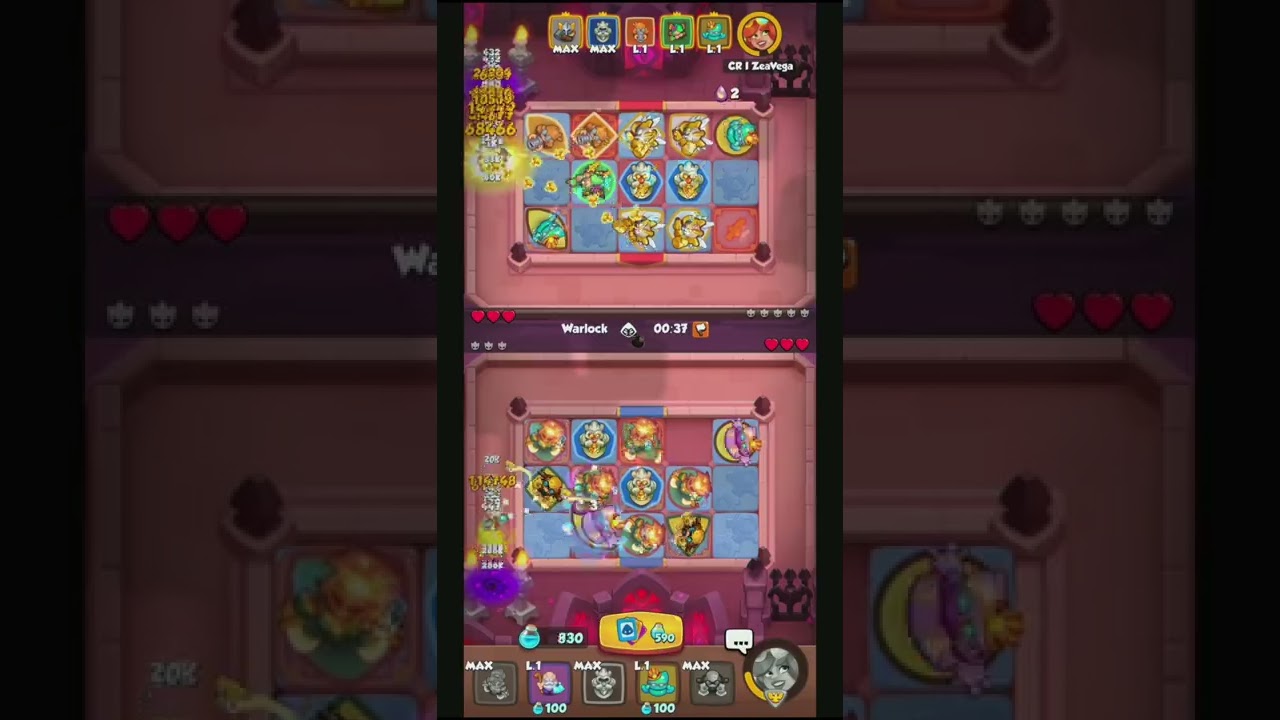 Blade Dancer vs Inquisitor 1 Billion Damage Rush Royale