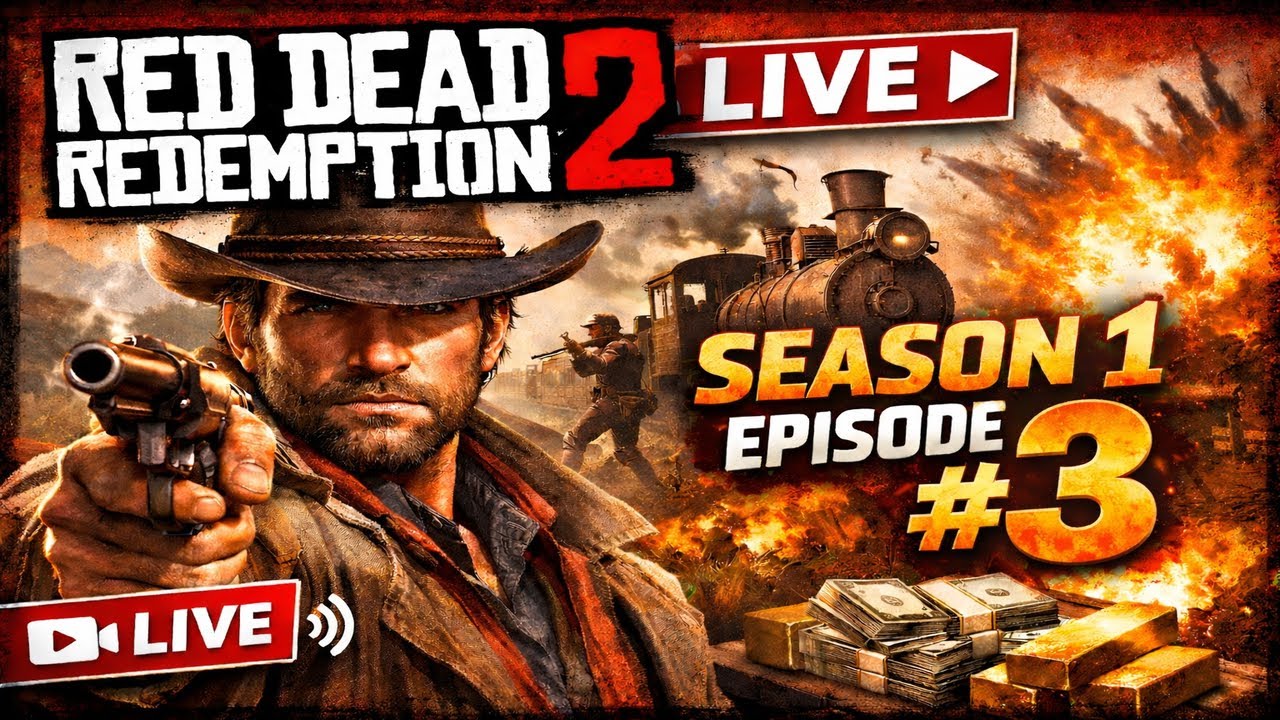 RED DEAD REDEMPTION 2 LIVE 🔴 | Season 1 – Episode #2 | Story Playthrough