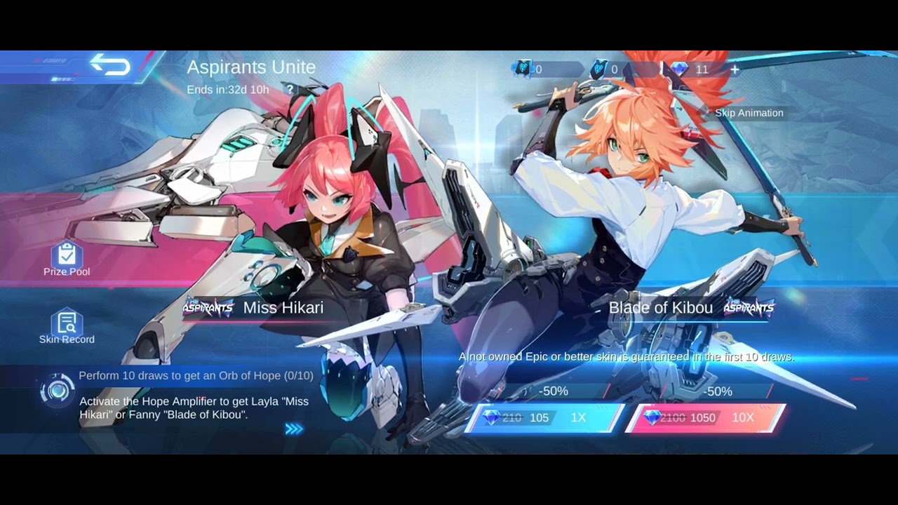 Mobile Legends OST - 'Aspirants Unite 1: Layla Miss Hikari & Fanny Blade of Kibou' Music Soundtrack