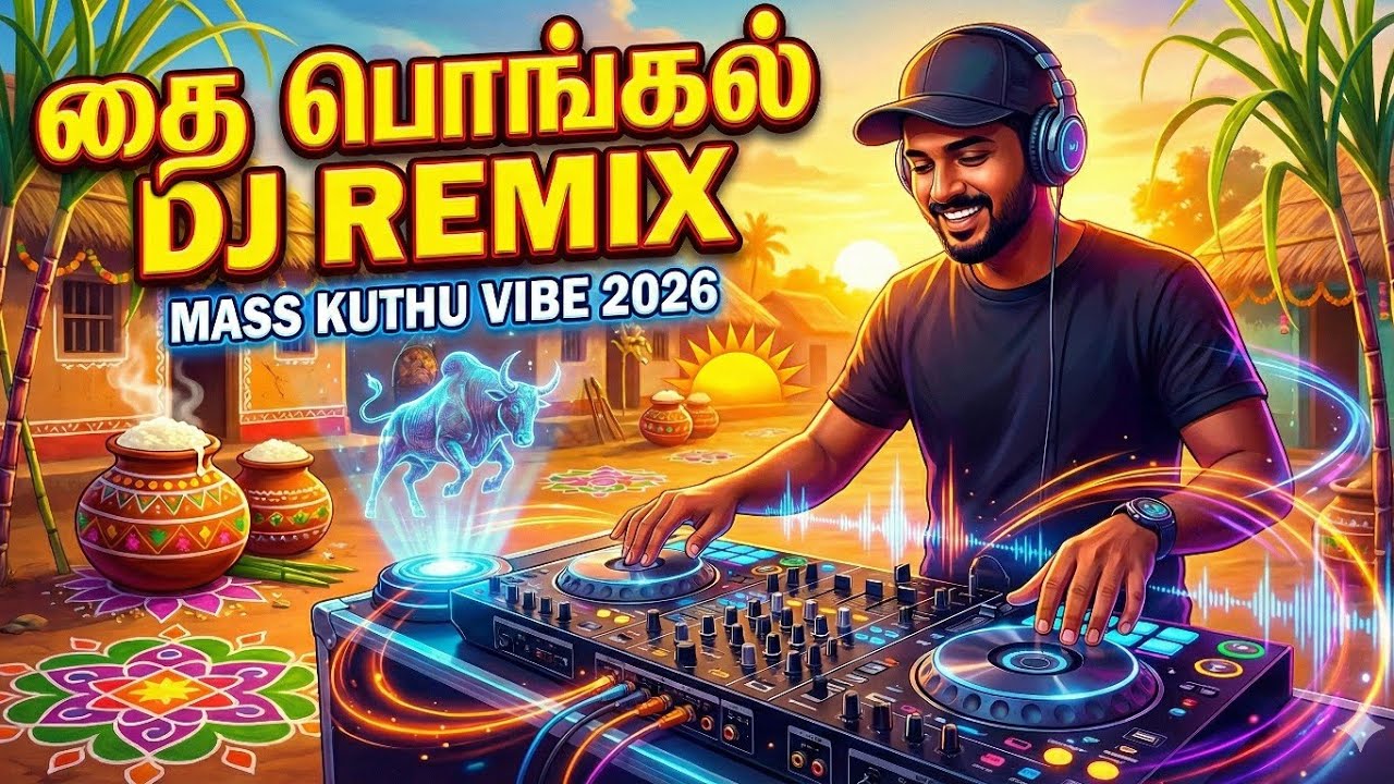 Thai Pongal 2026 Special DJ Remix 🌾 | Tamil Mass Kuthu Song | High Energy Festival Vibe