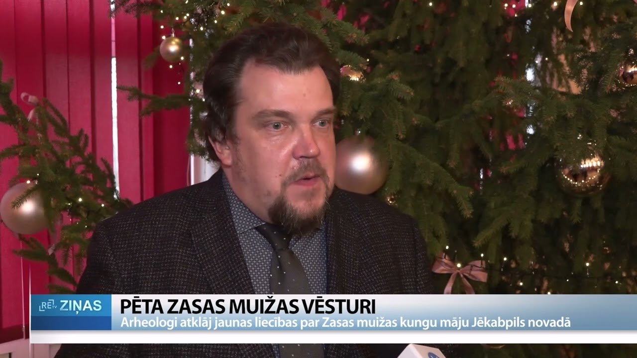 ReTV: Arheologi atklāj jaunas liecības par Zasas muižas kungu māju