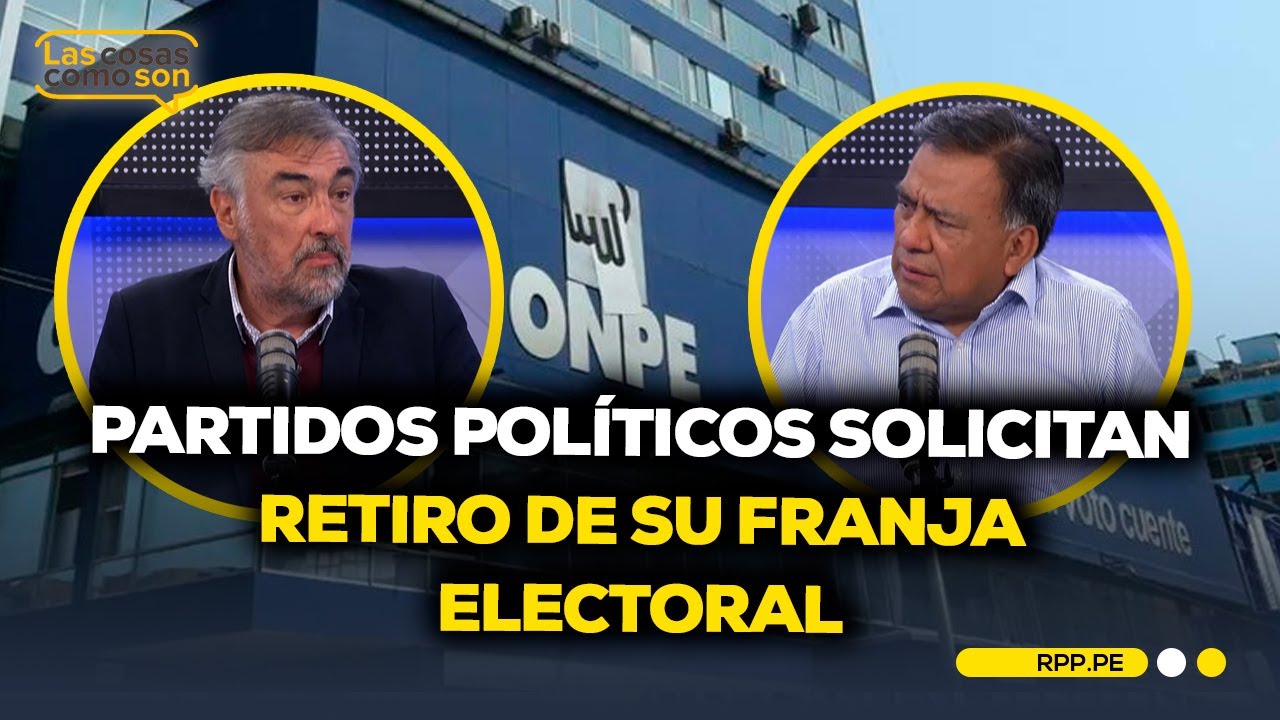 Candidatos al Senado analizan el proceso de franja electoral #LasCosasRPP