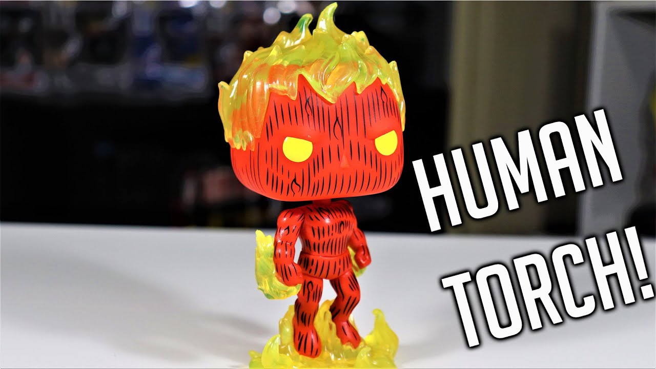 Распаковка виниловой коллекционной фигурки &laquo;Человек-факел&raquo; Funko Pop - &laquo;Фантастическая четверка&raquo;