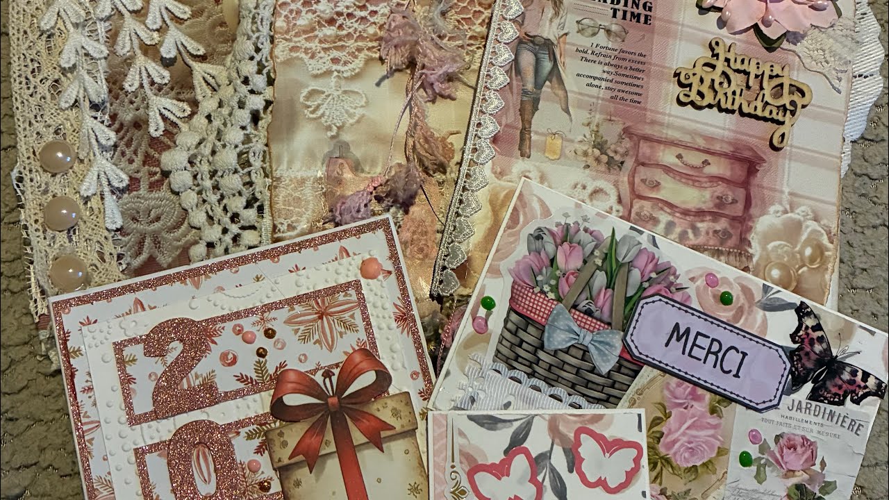 🦋BAL DE NATHALIE D. / FUTURS PROJETS ÉCHANGES  PAQUES 🐣ET RECYCLAGE!!!🦋 #scrap #scrapbooking 