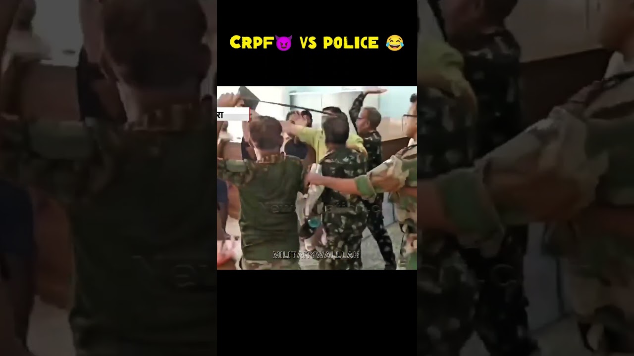 CRPF 🪖 VS Corrupt Police 😂 || Part-1 || Major #army #trending #viral #police