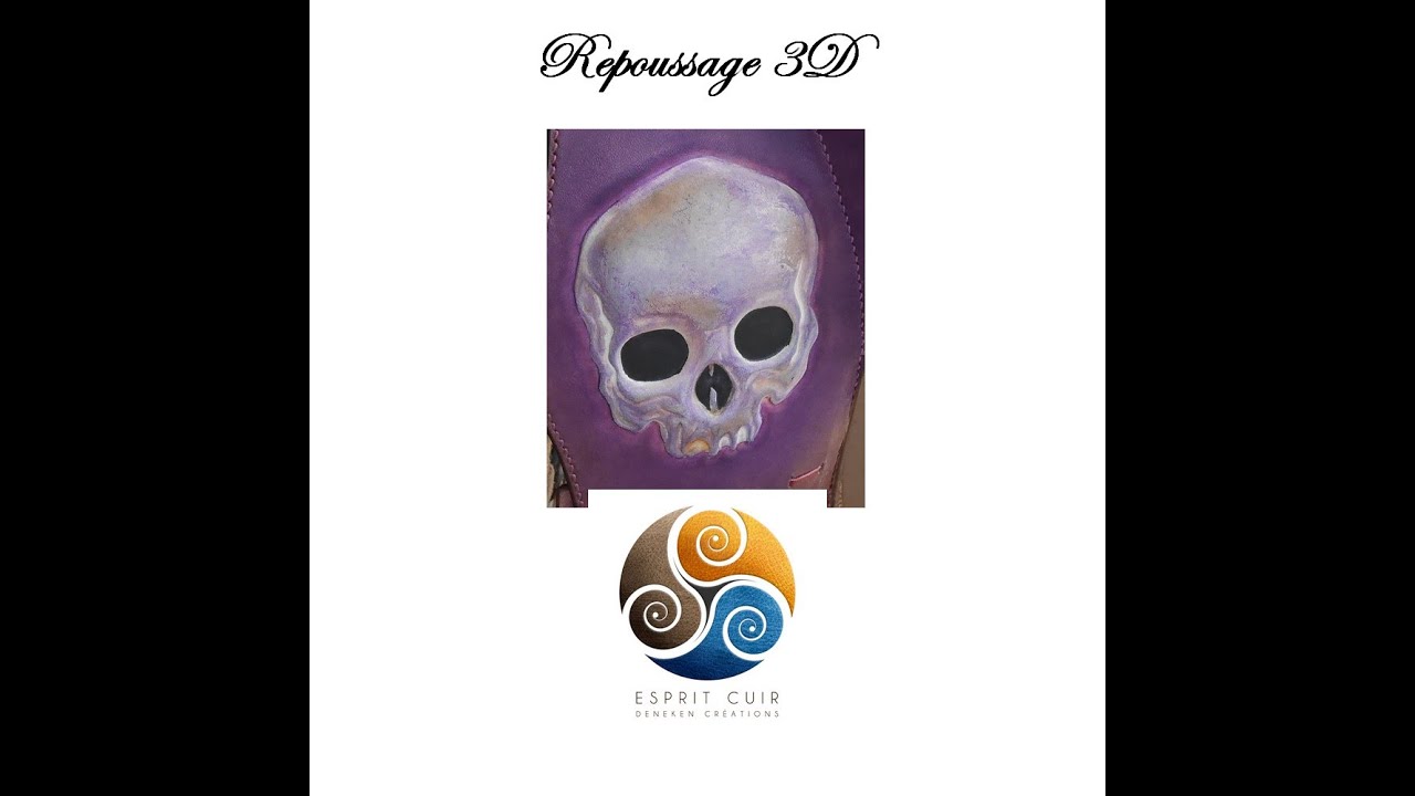 Cours en ligne gratuit : le repoussage 3D (cuir tannage végétal naturel)