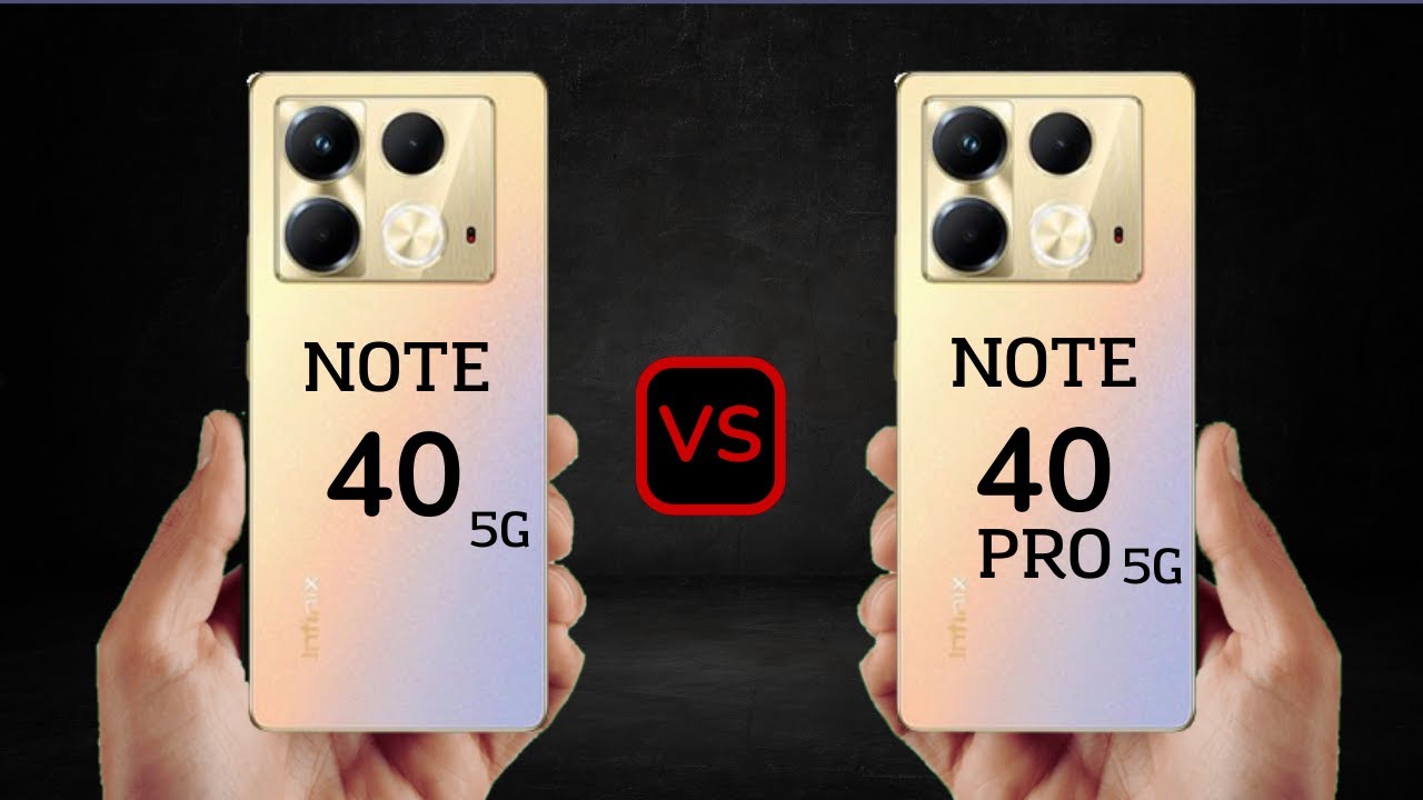 Infinix Note 40 5G vs Infinix Note 40 Pro 5G  || Full Comparison ⚡ Which one is Best?