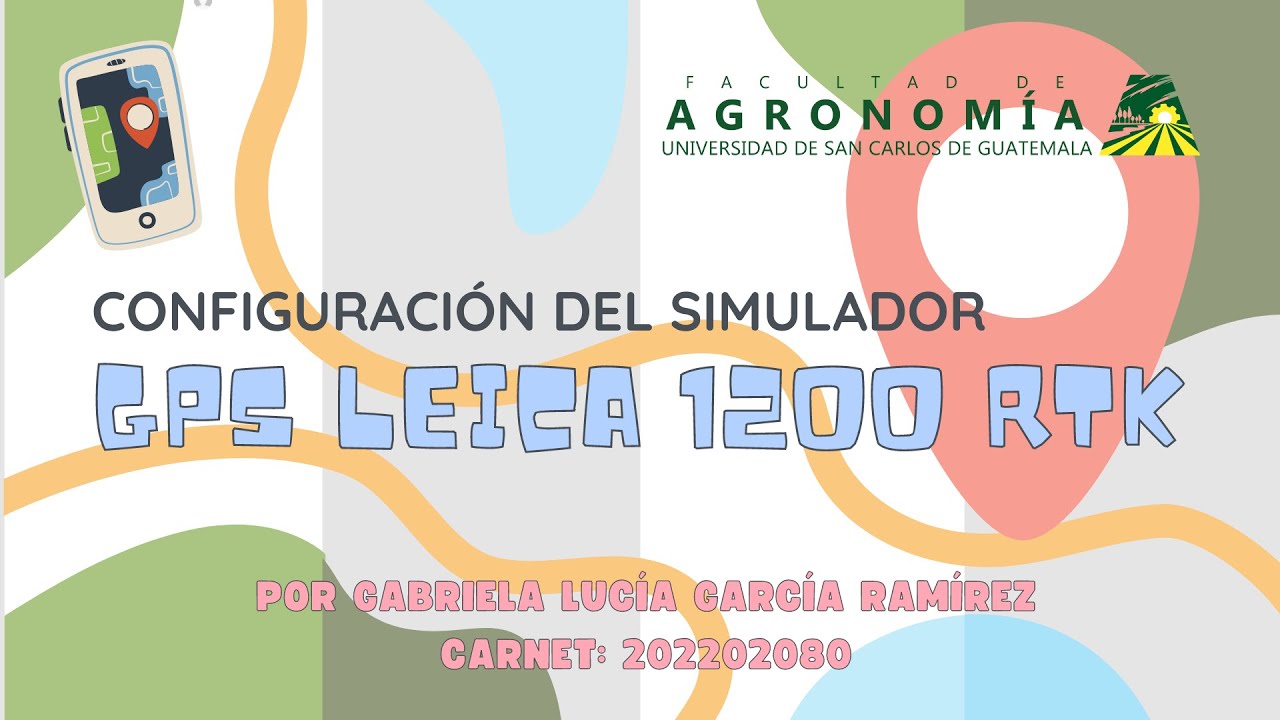 Configuración del simulador GPS LEICA 1200 RTK