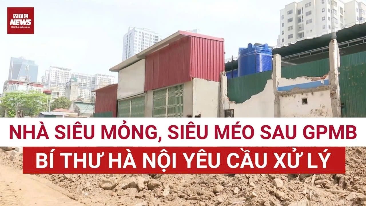 Nhà siêu mỏng, siêu méo tái xuất: Bí thư Hà Nội Nguyễn Duy Ngọc yêu cầu xử lý theo quy định