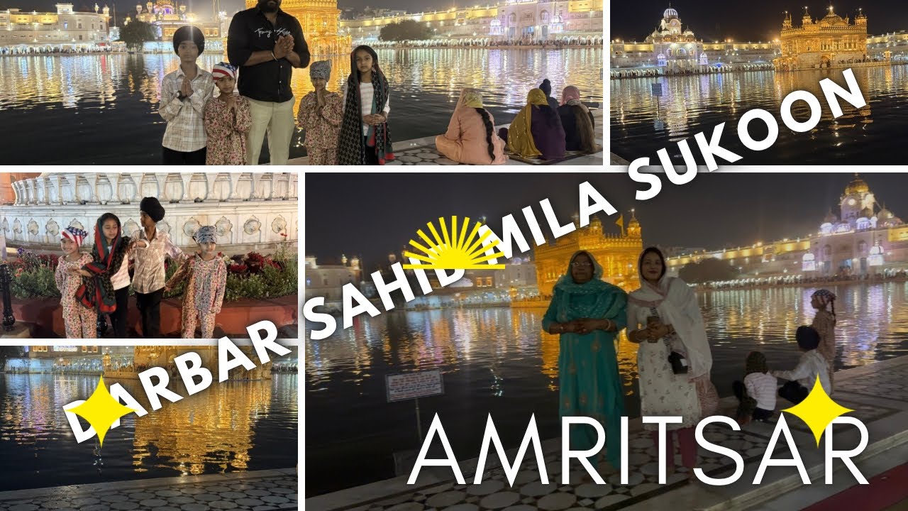 Darbar sahib m mila sukoon