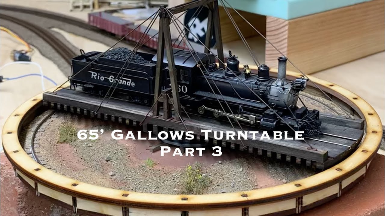 Structure Build 21.3 Kitwood Hills 65' Gallows Turntable. (Motorization)