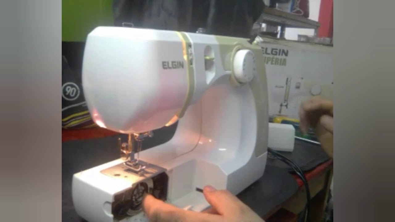 Como passar a linha e costurar com a Maquina de costura ELGIN SUPERiA....