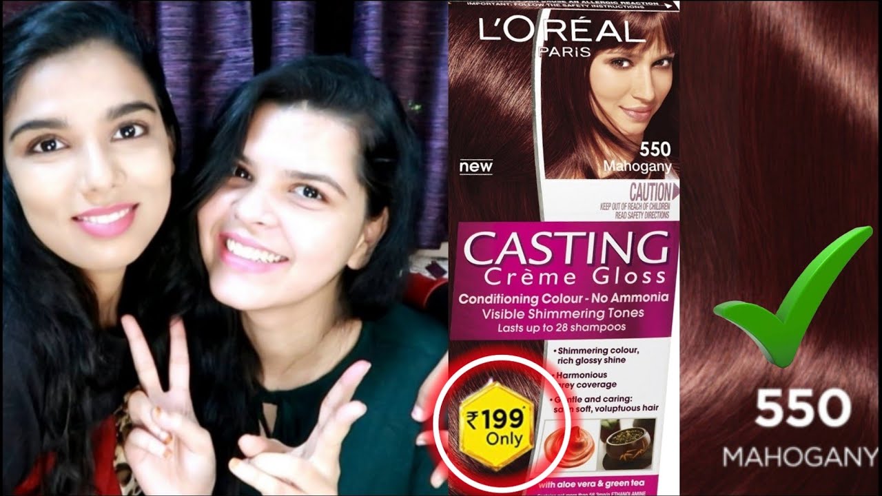 See the Results😍|How to Color Your Hair at Home?Loreal Paris Casting creme Gloss | Easy Hair colour