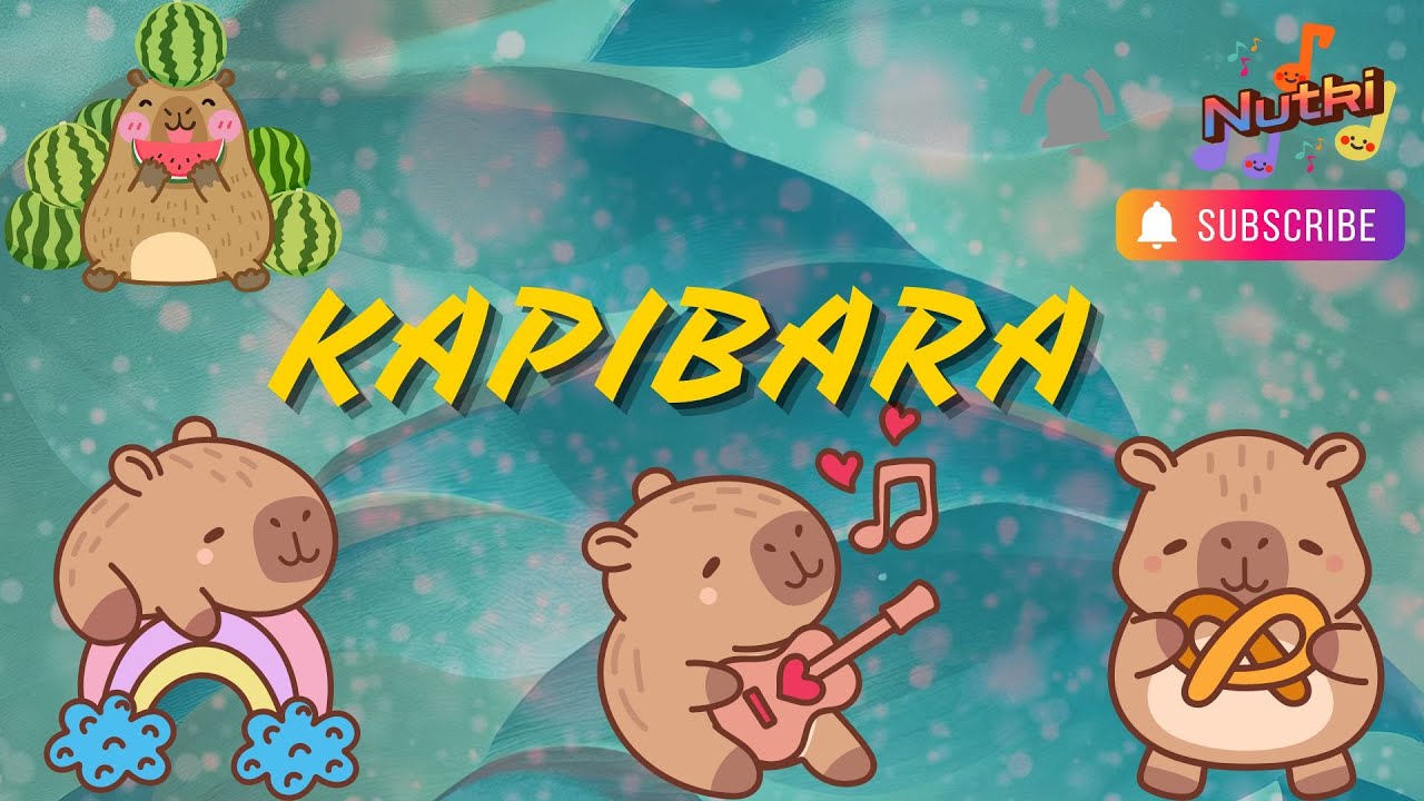 KAPIBARA💙 Wesoła Piosenka dla Dzieci