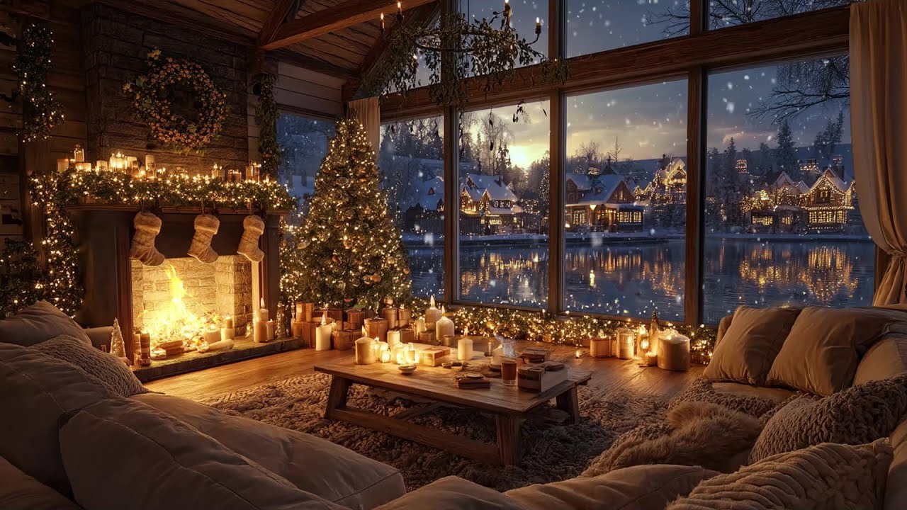 Snowy Christmas Ambience 2025 | Gentle Instrumental Christmas Music for Sleep & Full Relaxation