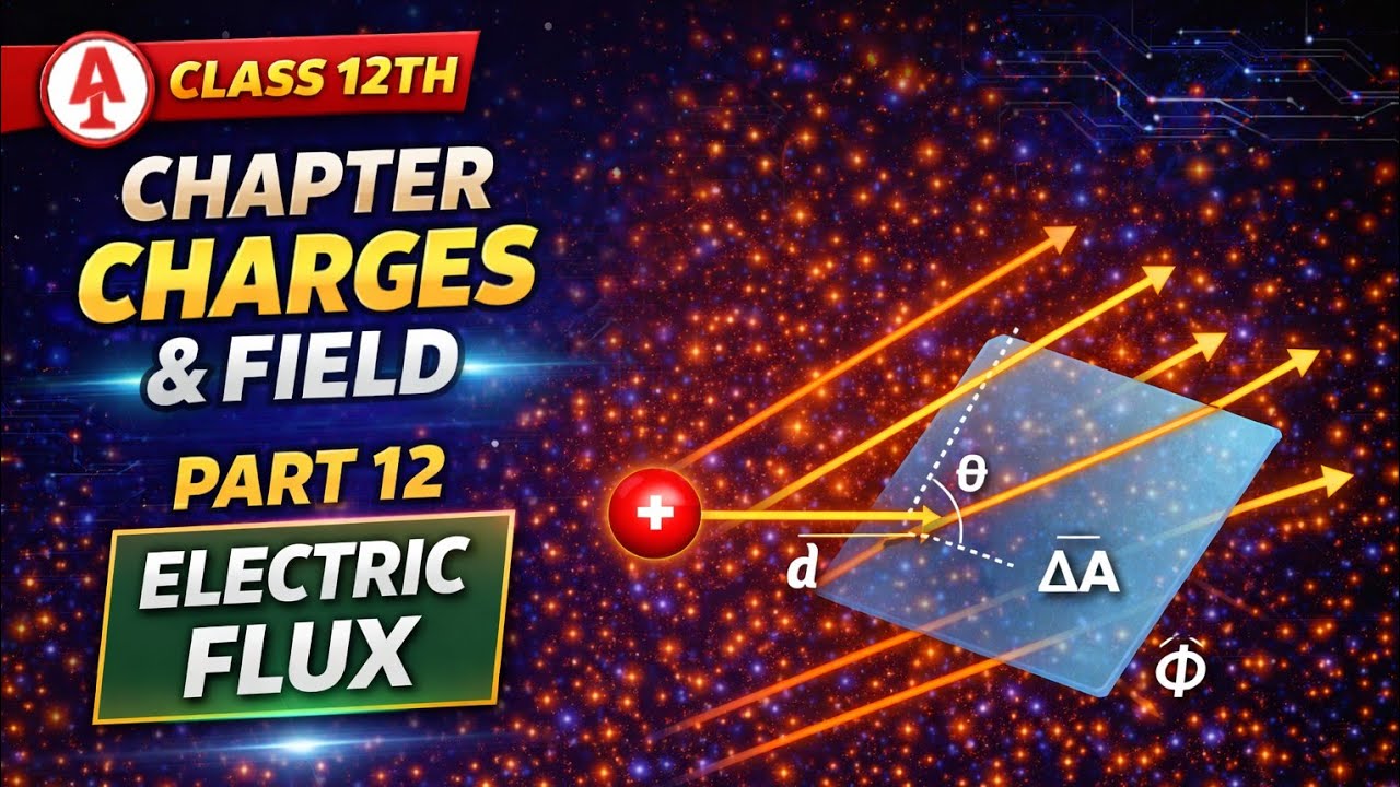 Class 12 Physics Ch 1 Part 12 { Electric Flux }