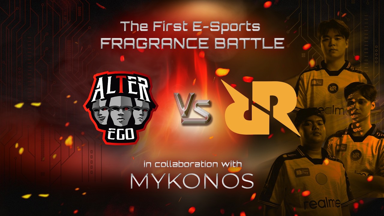 RRQ X MYKONOS - Pertarungan Parfum Esports melawan Alter Ego !