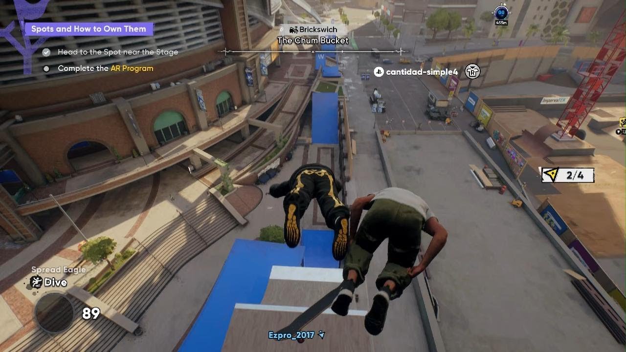 I got stuck in between two ramps in skate.