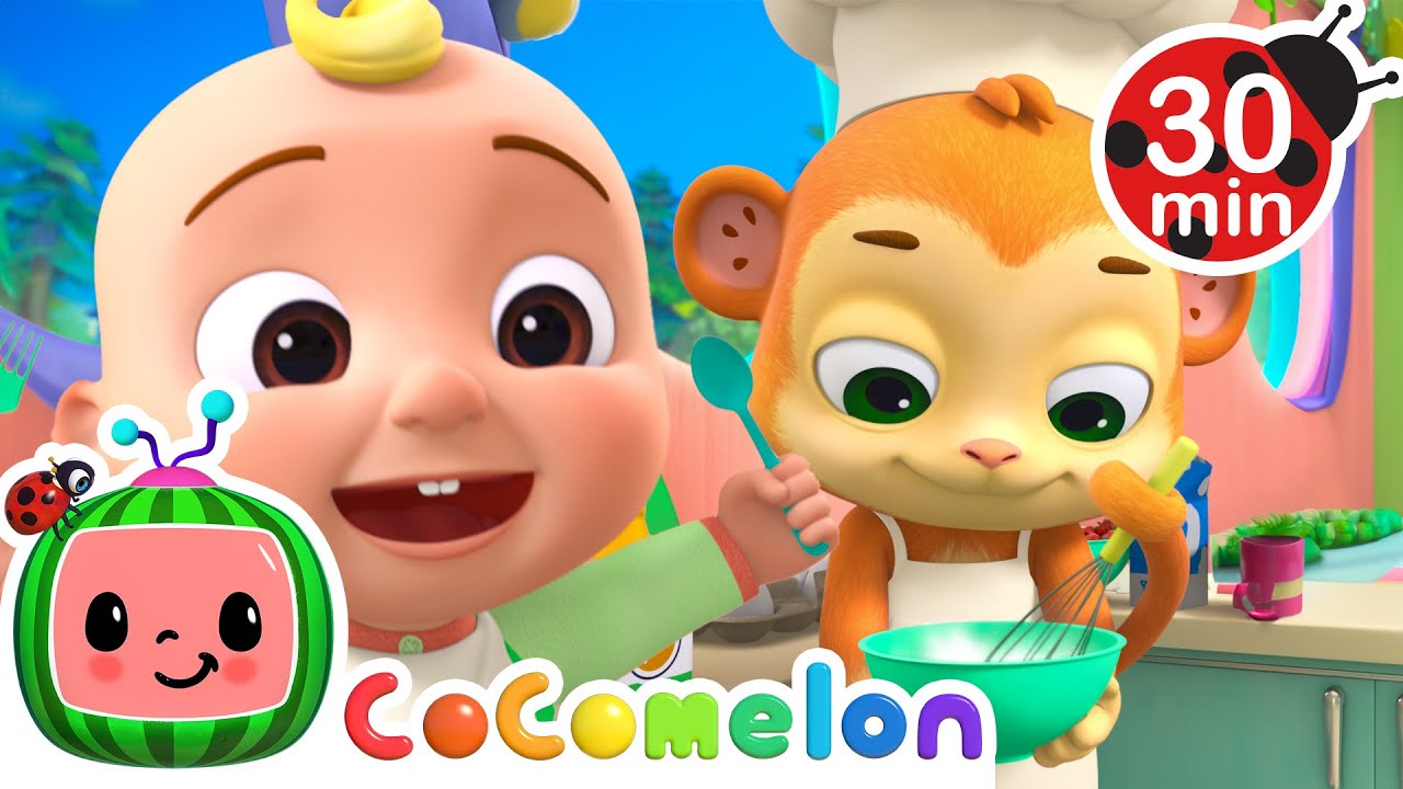 Welcome To Mochi's Restaurant, What Would You Like To Order?  | JJ's Animal Time | Moonbug Kids