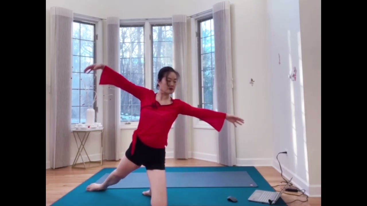流瑜伽｜臀腿力量｜送你一朵小红花｜涵儿