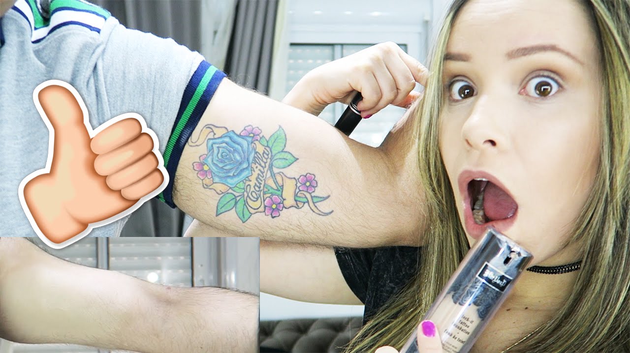 COBRIR TATUAGEM COM MAQUIAGEM ?!