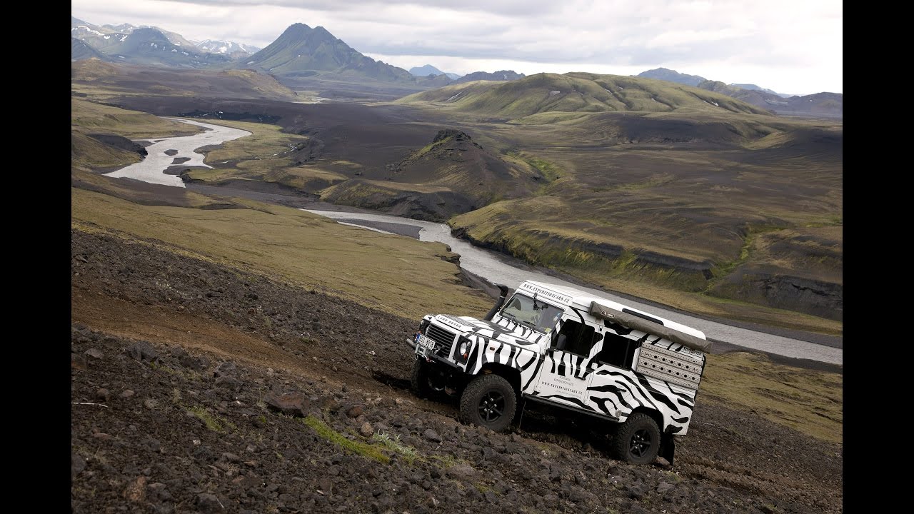 Land rover Defender off road drive Iceland 2013