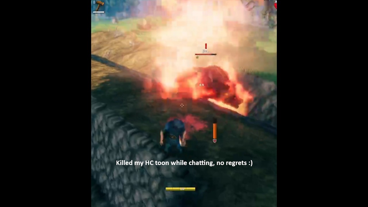 Valheim HC - Killed myself while chatting, no regrets :)