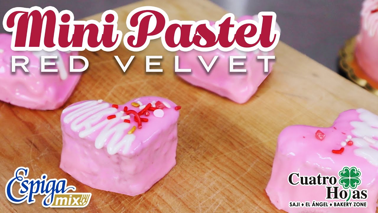 Mini Pasteles Red Velvet en Forma de Corazón | Especial San Valentín ❤️🍰