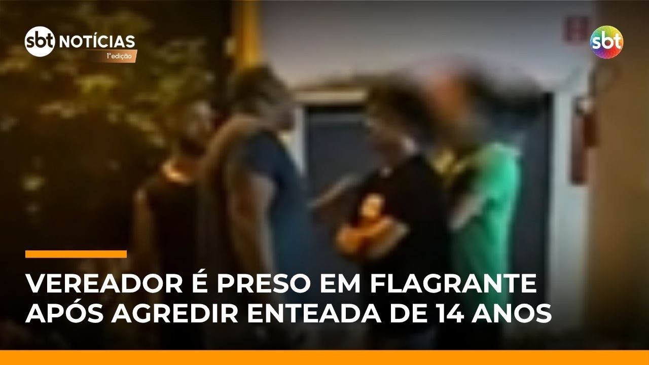 Vereador &eacute; preso por agredir enteada e sargento dos Bombeiros de Alagoas | #SBTNot&iacute;cias