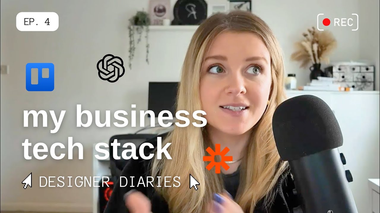 The tools I use in my web design business (my tech stack 💻) | Ep.4 Designer Diaries