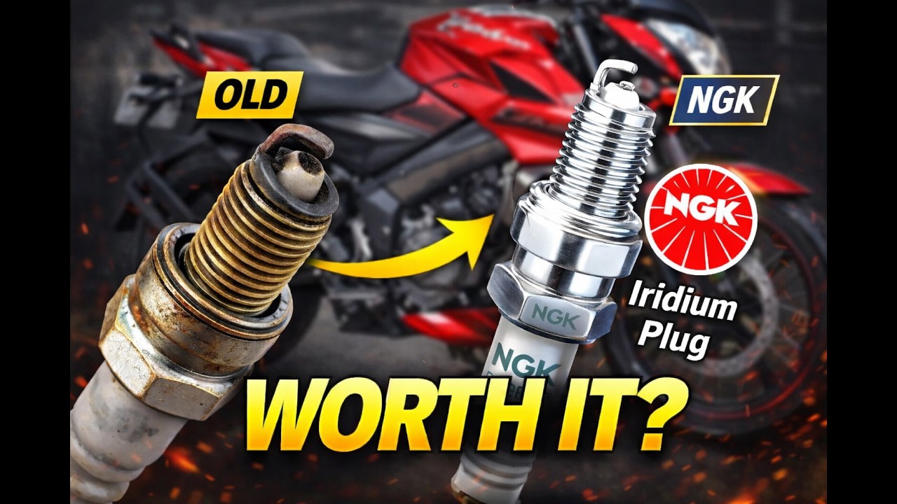 NS200-la NGK Performance Spark Plug Potta Enna Nadakkum? 🔥 Full Test!