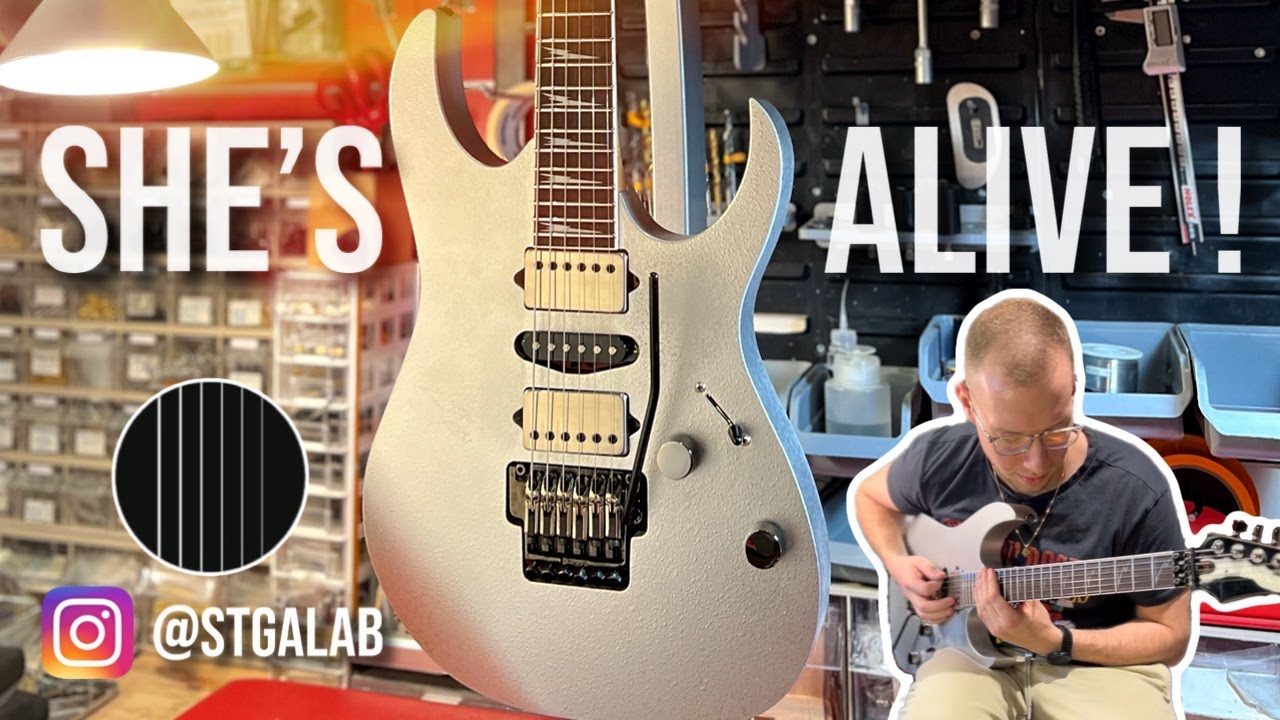 Bringing an Ibanez guitar to life: Custom Build and Playthrough