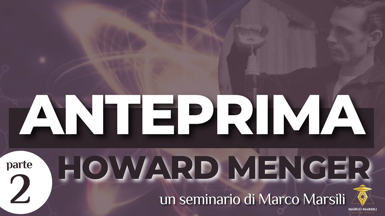 Anteprima della seconda puntata del #seminario su Howard #Menger di Marco Marsili
