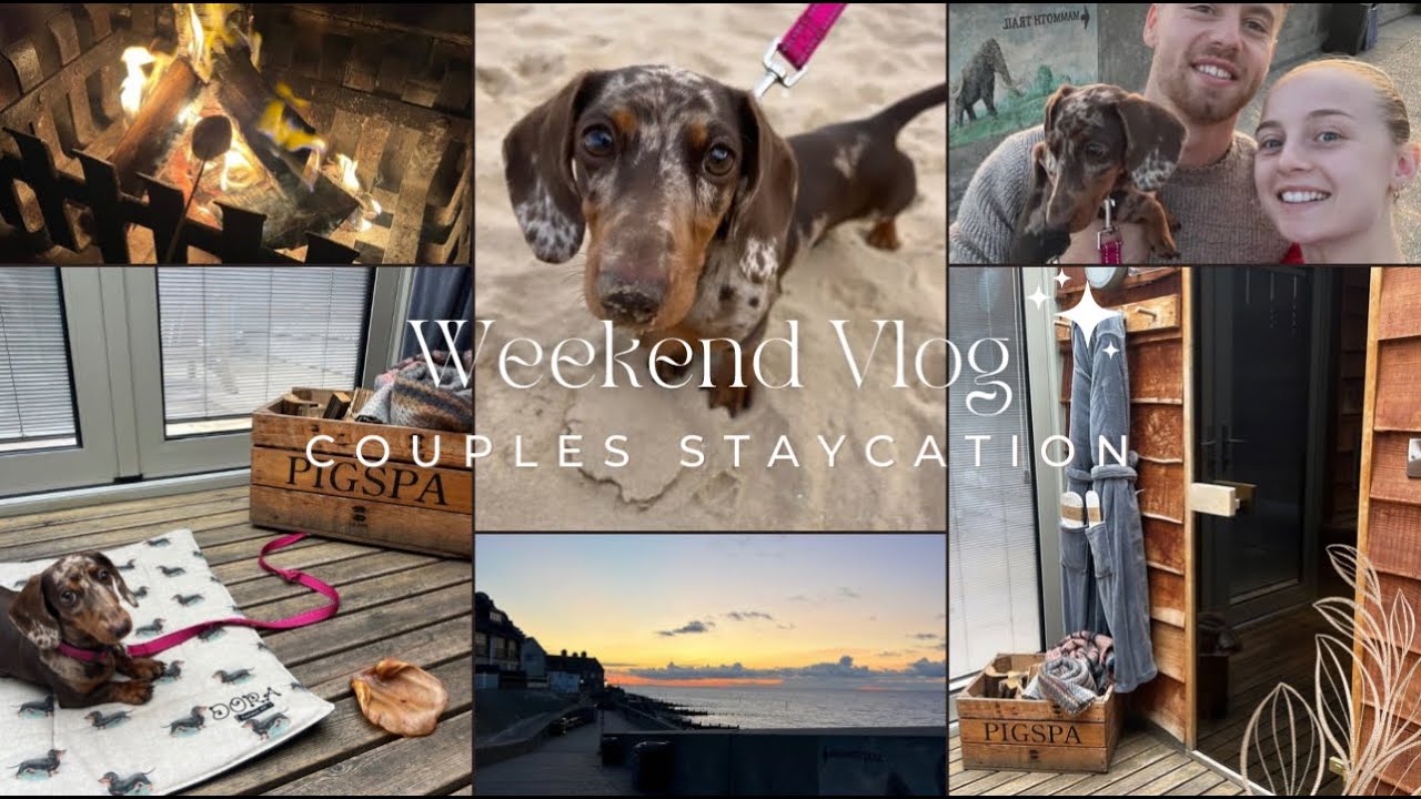 WEEKEND VLOG: Dog-Friendly Staycation at The Pigs Hotel, Norfolk ✨ Private Sauna & Beach Days