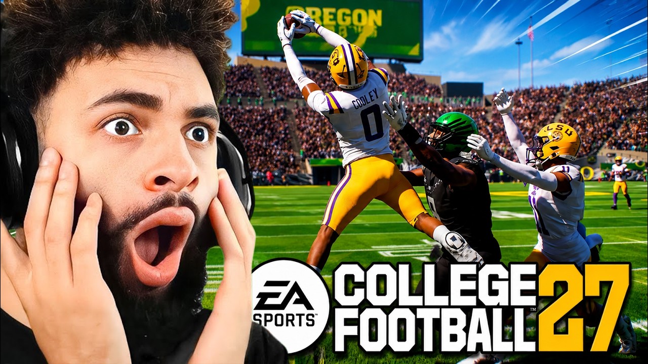 Я сыграл в свой первый матч в College Football 27... и LSU ПРОСТО НЕОСТАНОВИМЫ!
