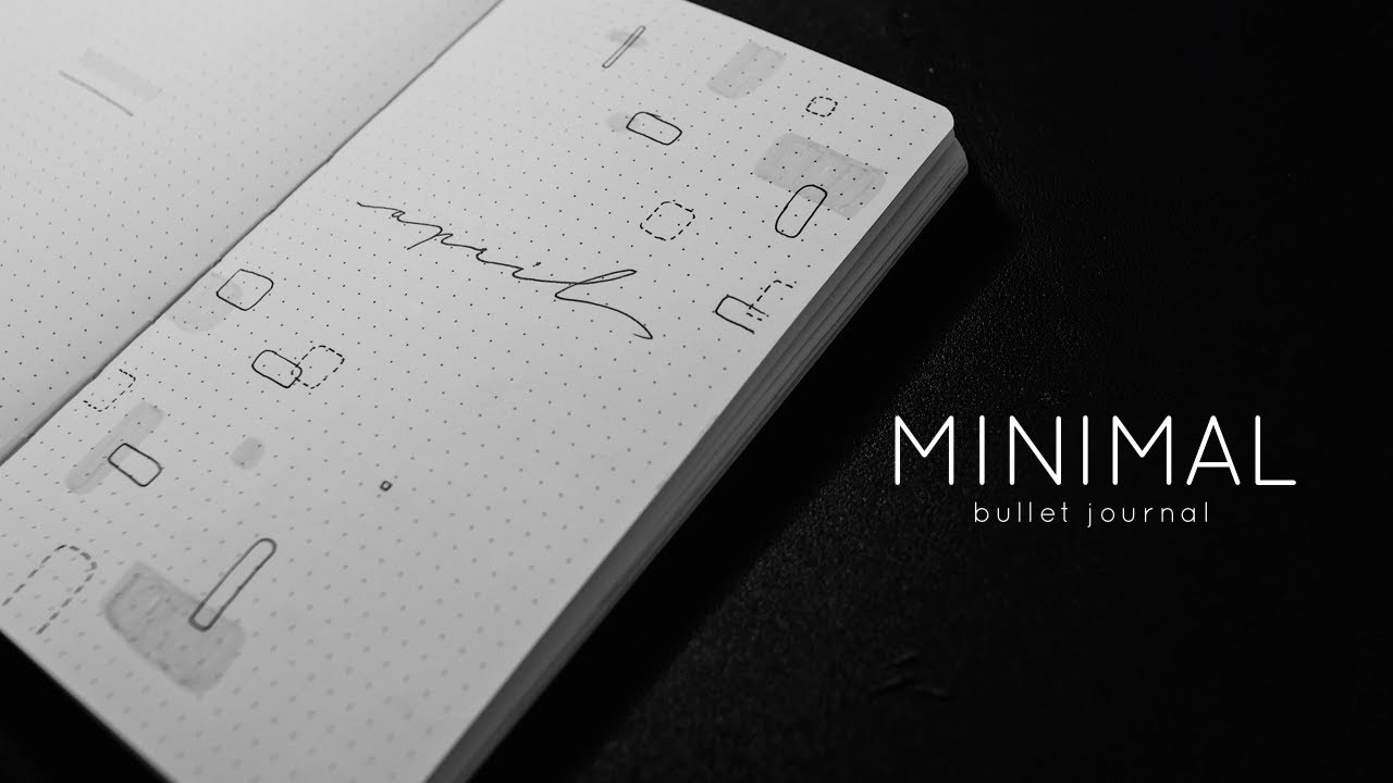 Minimalist Bullet Journal || Plan With Me 2020
