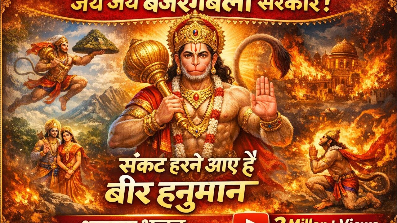 जय जय बजरंगबली सरकार | संकट हरने आए वीर हनुमान | हनुमान भजन