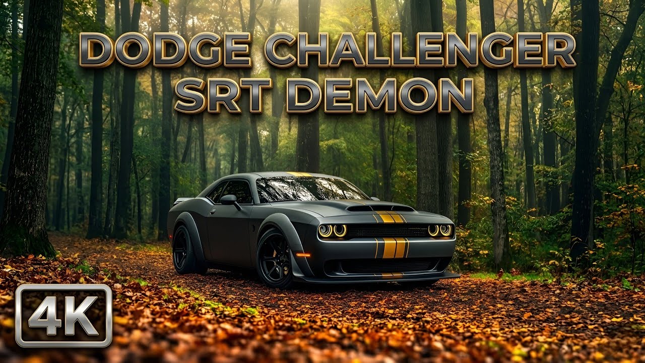 The Legendary Dodge Challenger SRT Car Driving | The Crew Motorfest | 4K 60FPS
