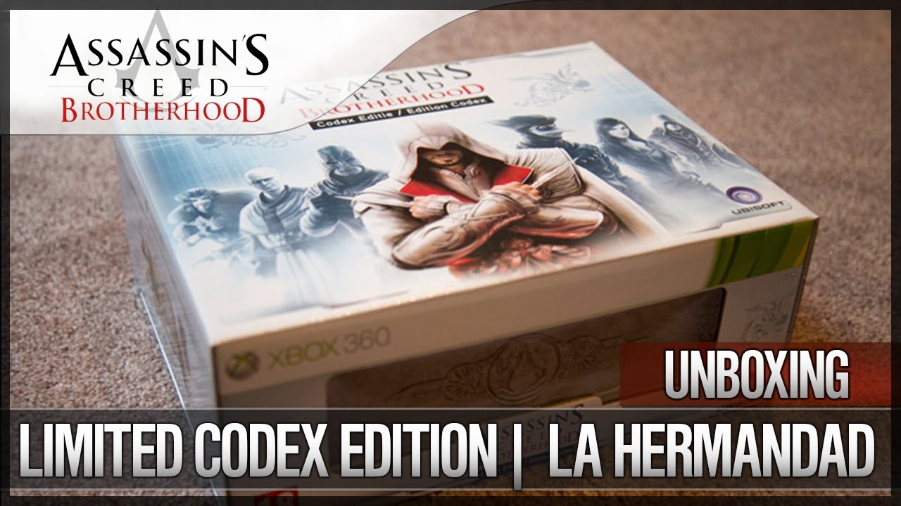 Assassin's Creed Brotherhood (La Hermandad) | Unboxing Español | Limited Codex Edition