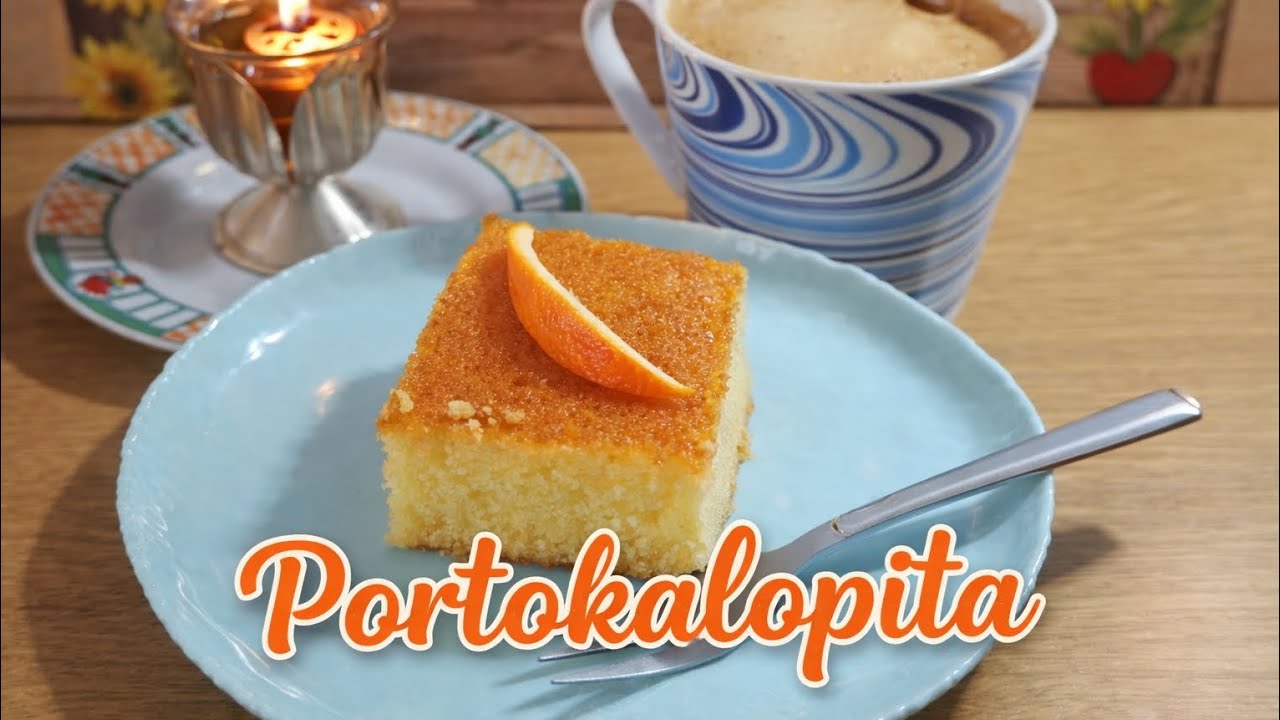 Portocalopita insiropata fara foi /Desert simplu cu gris si portocale🍊
